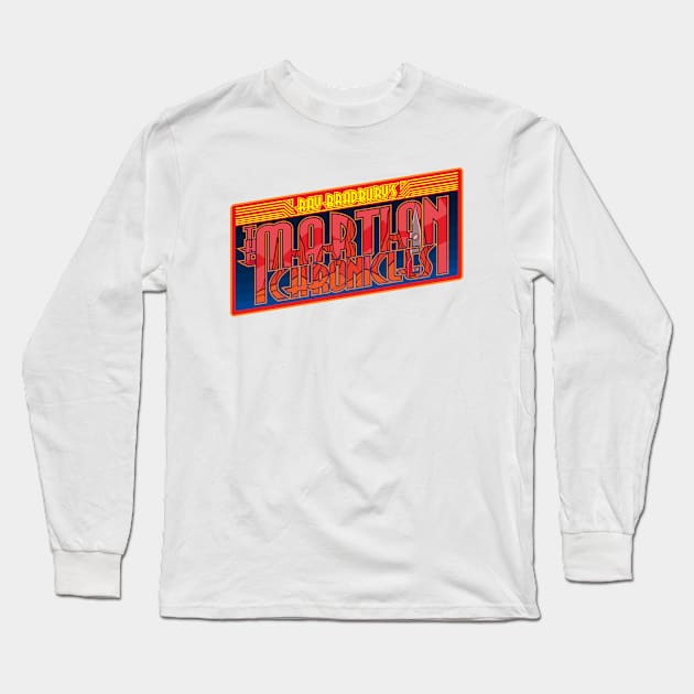 Martian Chronicles Long Sleeve T-Shirt by VicNeko